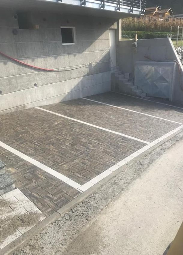 pavimentazione parcheggio abitazione privata
